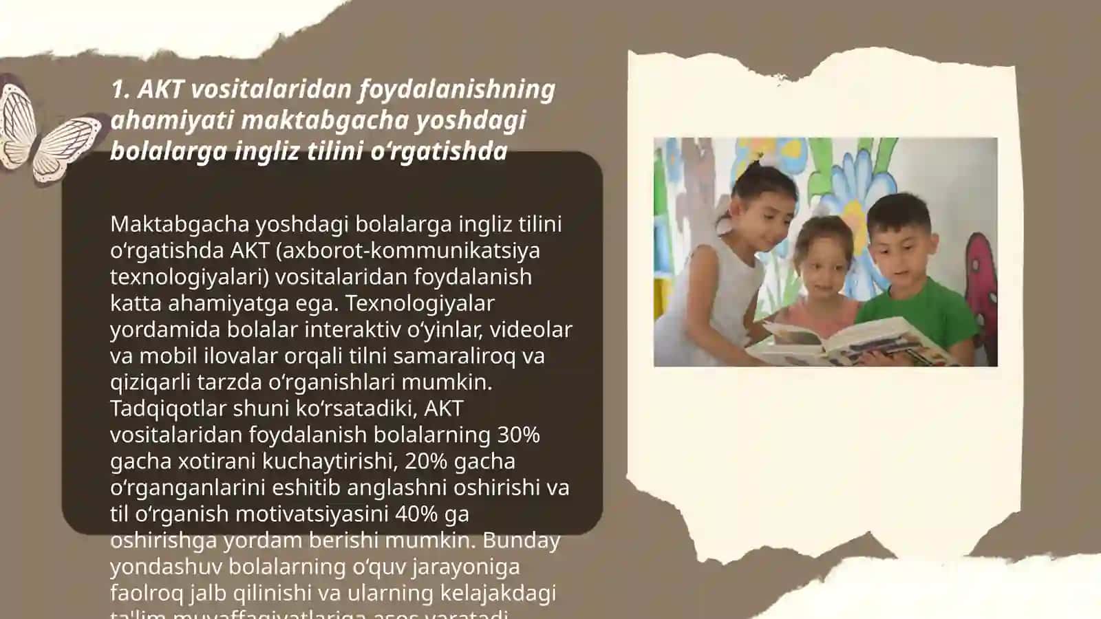 Maktabgacha yoshdagi bolalarning ingliz tilini òqitishda AKT dan foydalanish 3