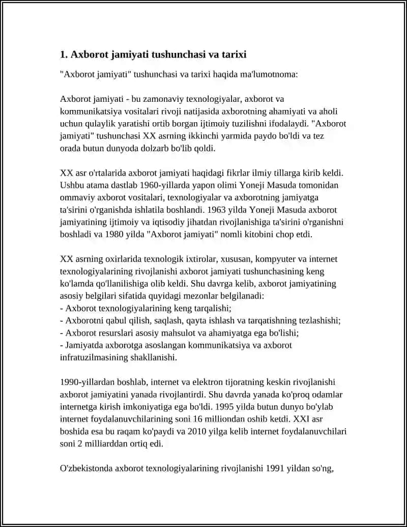 Axborot jamiyati tushunchasi 3