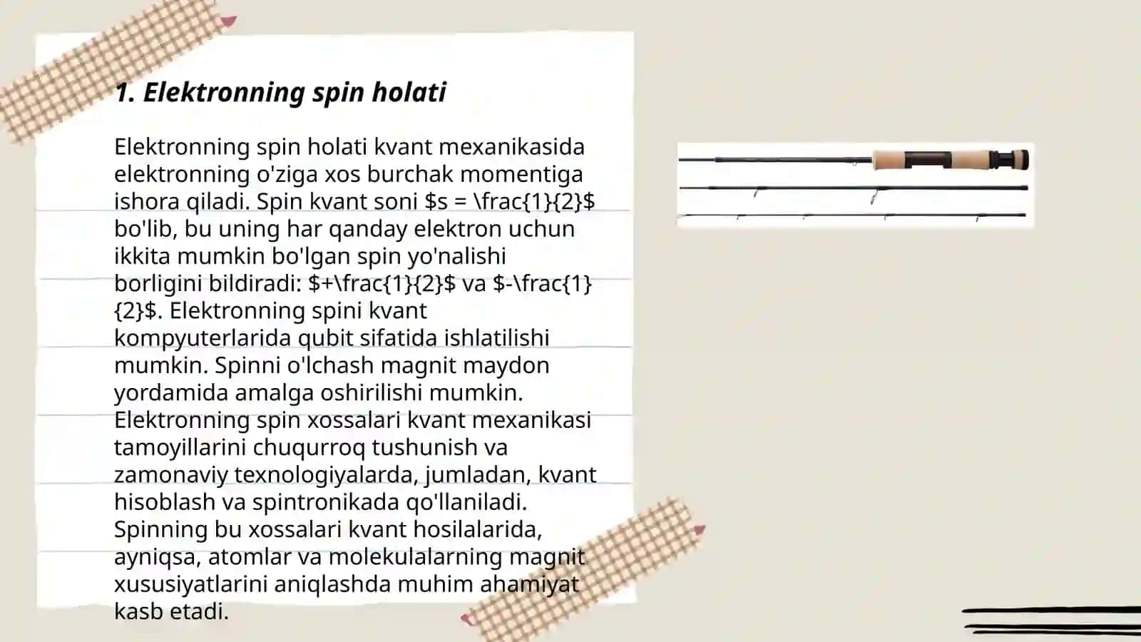 Bor magnetoni.Elektronning spini 3
