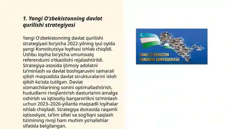 Yangi Oʻzbekistonda xalqchil va insonparvar davlat qurishning ijtimoiy-siyosiy ahamiyati 3