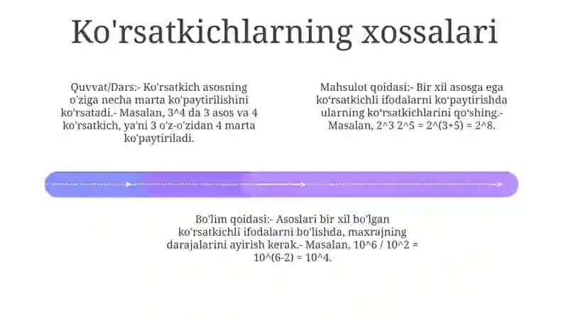KoʻRsatkichli Tenglamalar 3