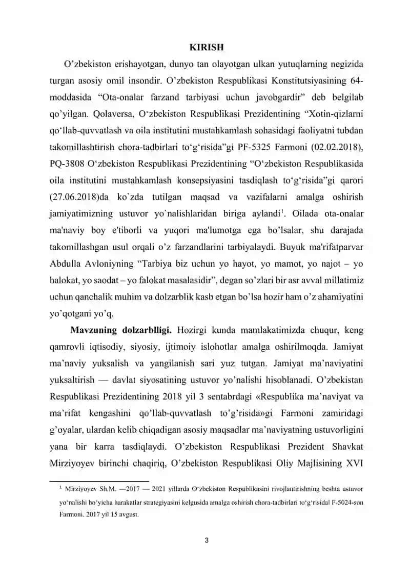 Oilaning ijtimoiy maqomi va uning tipologiyasi. 3