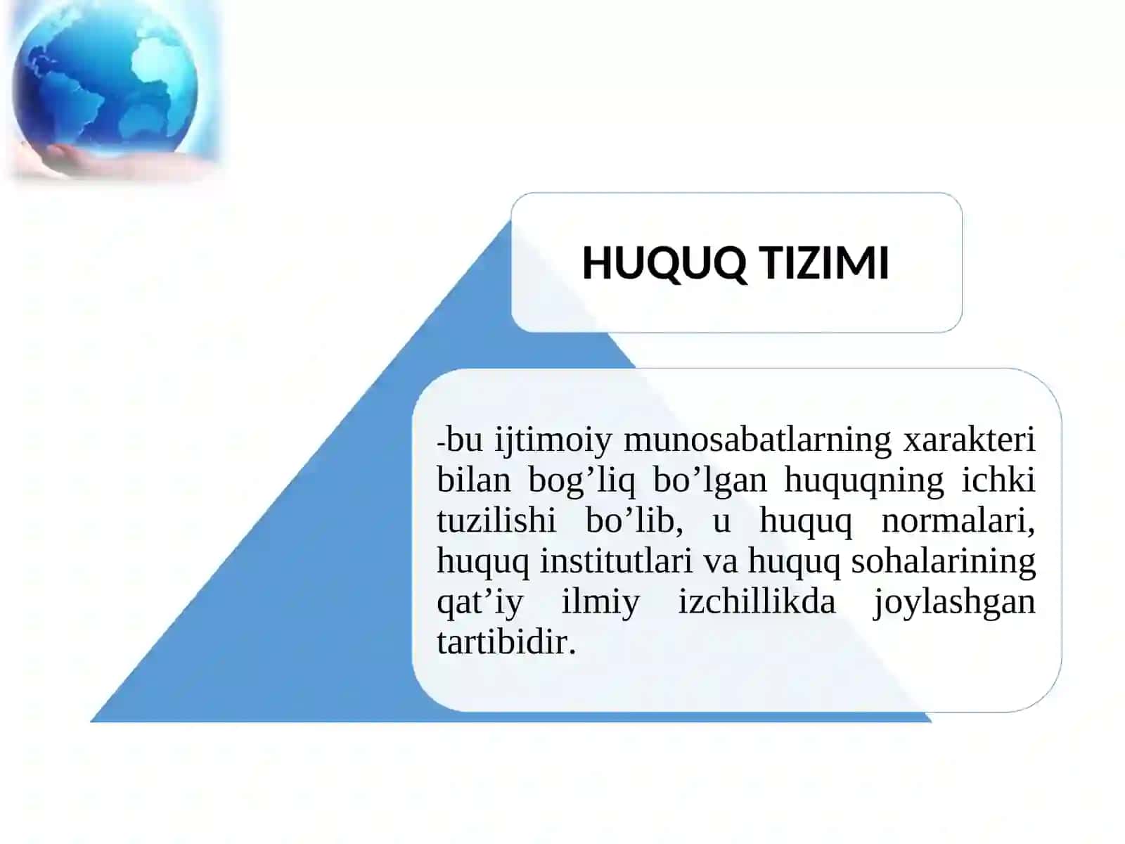 Huquq Tizimi va Huquqiy Tizim 3