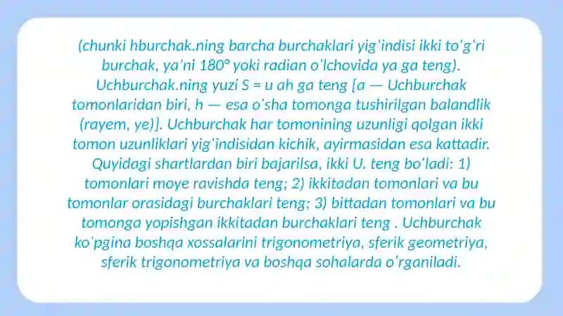 Figuralar yuzasini topishga doir masalalar 3