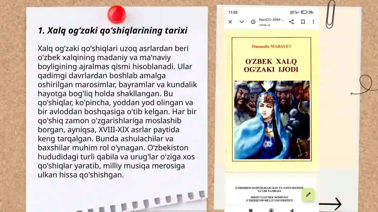 Xalq ogʻzaki qoʻshiqlari mavzusida taqdimot 3
