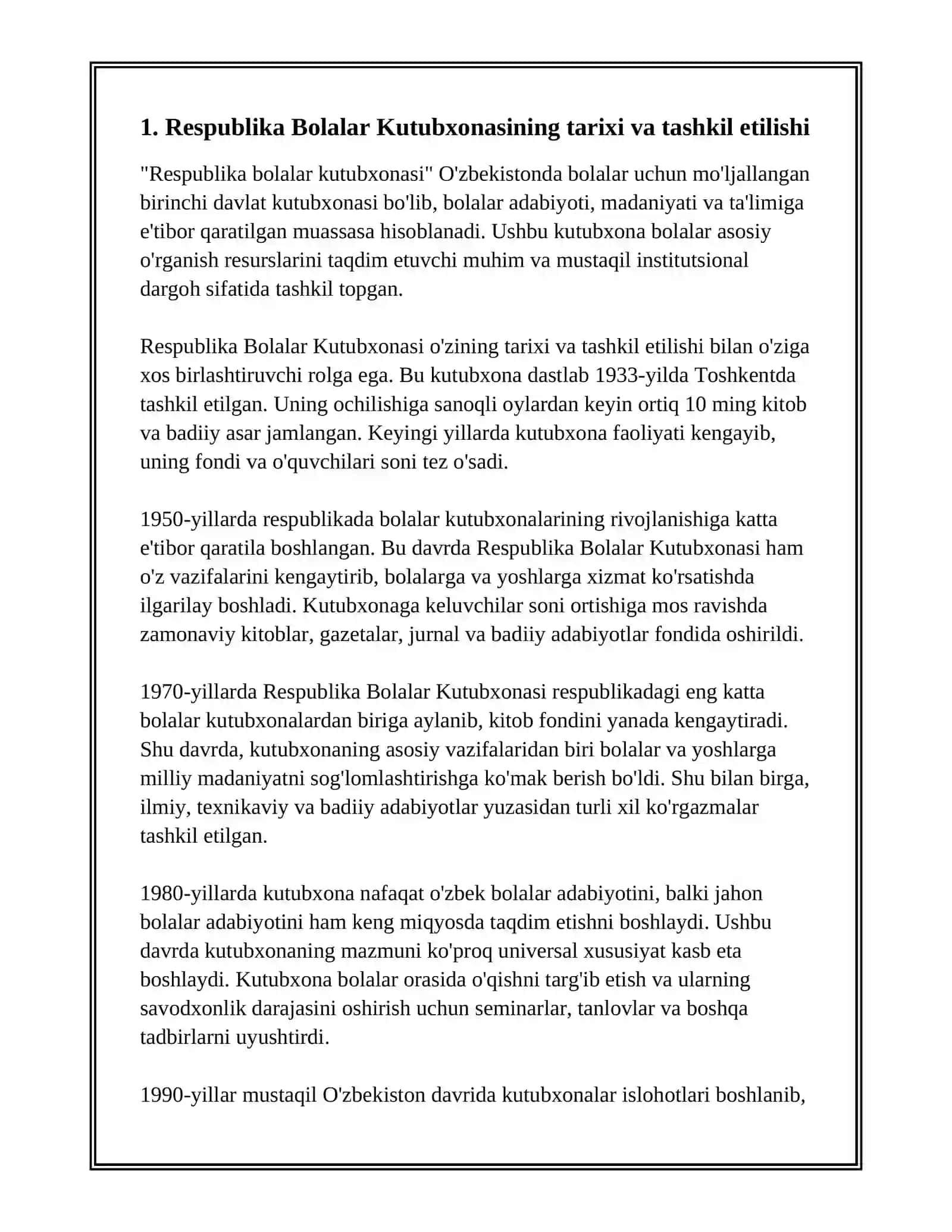 RESPUBLIKA BOLALAR KUTUBXONASI 3
