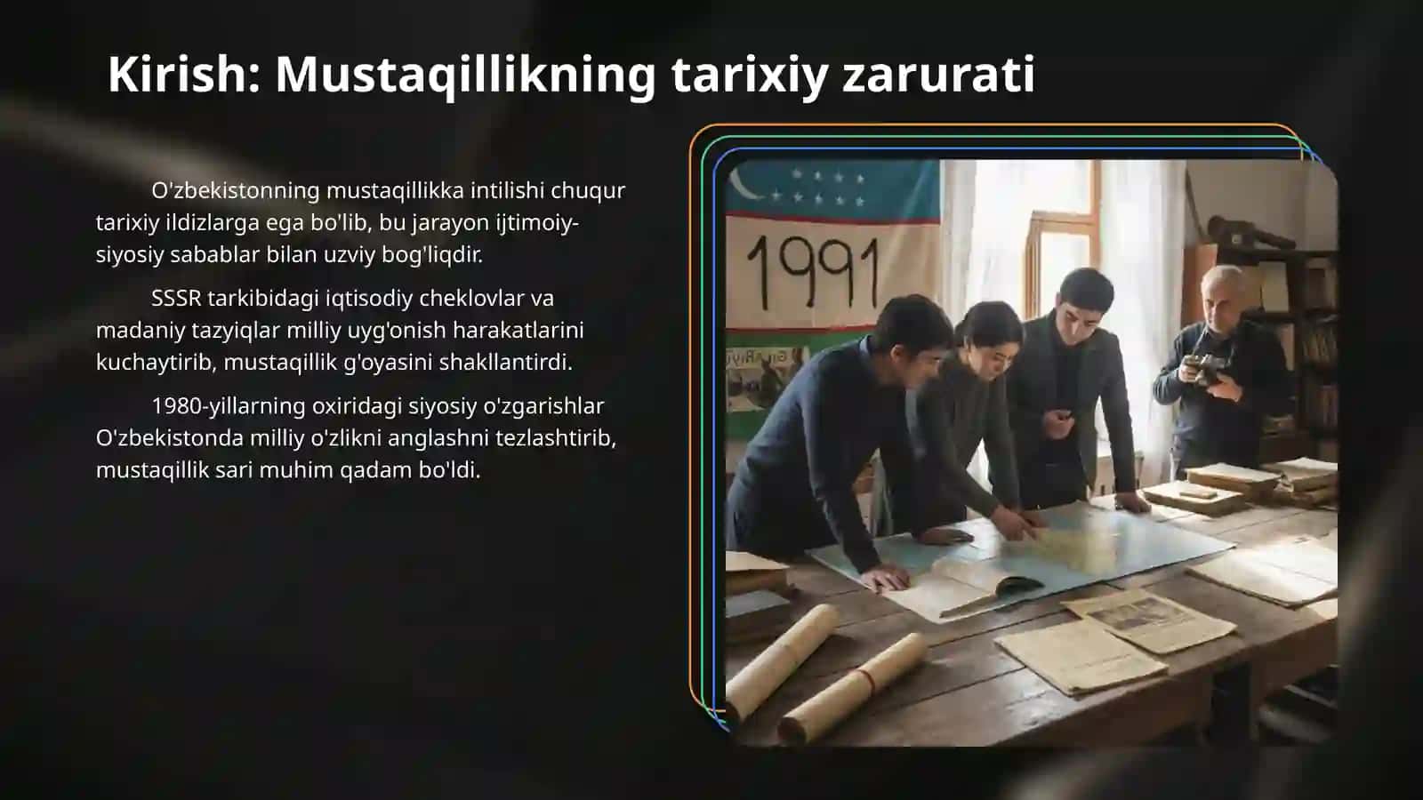 O'zbekiston Respublikasining Mustaqillikka erishish tarixi (1991-yil) 3