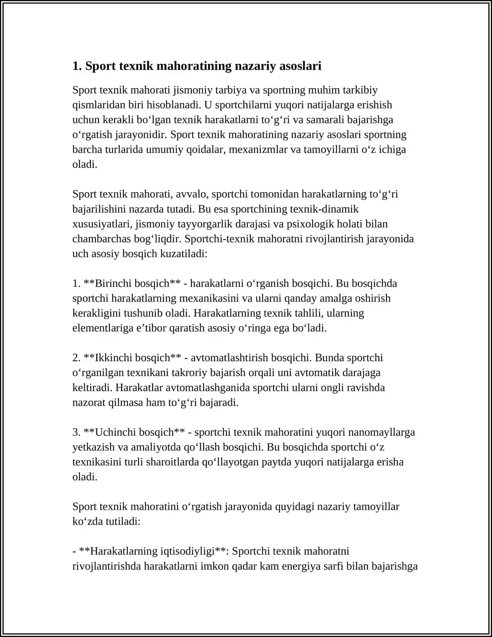SPORT TEXNIK MAHORAT 3