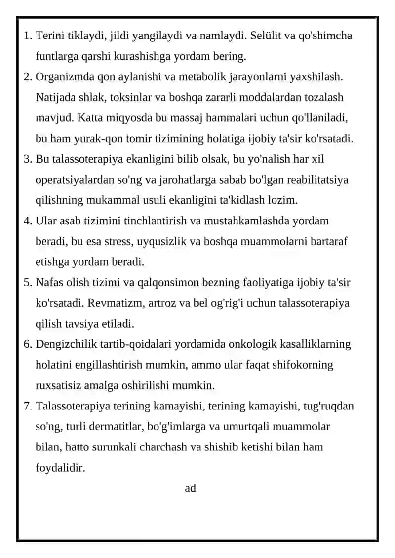 Talassoterapiya 3
