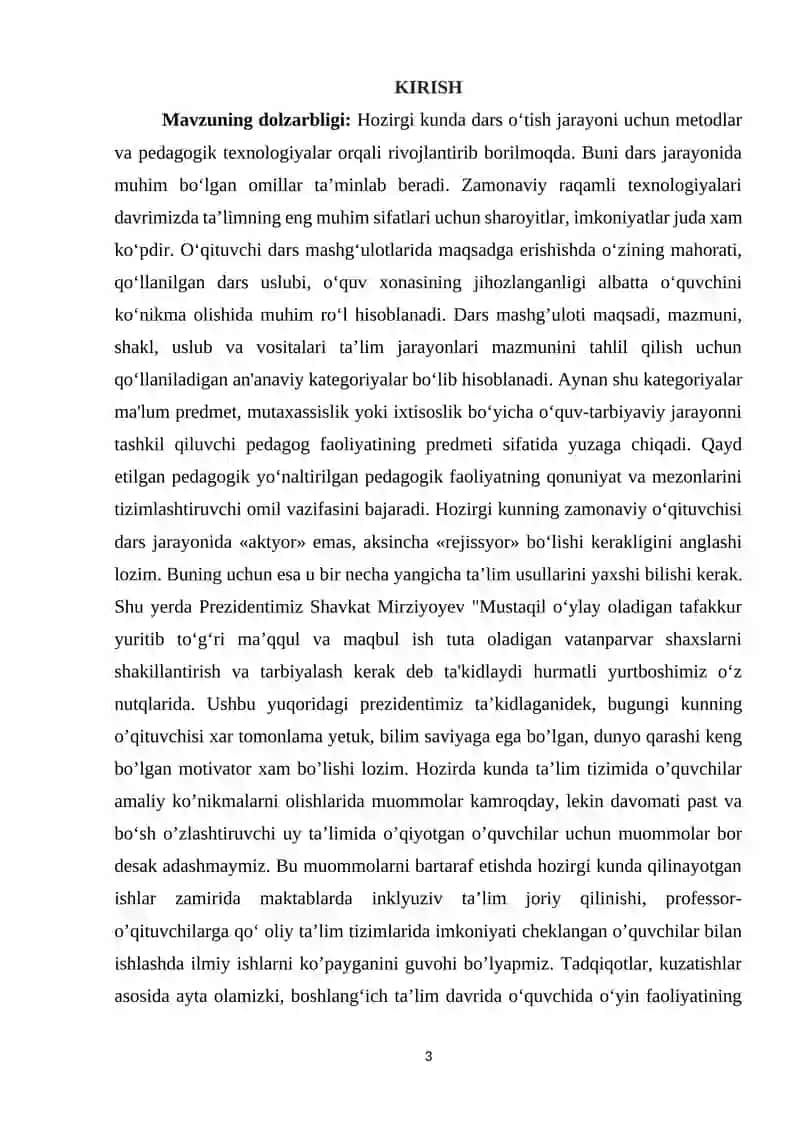 Boshlang`ich ta`limda o`zlashtirishi past o`quvchilar bilan individual ishlashning ahamiyati 3