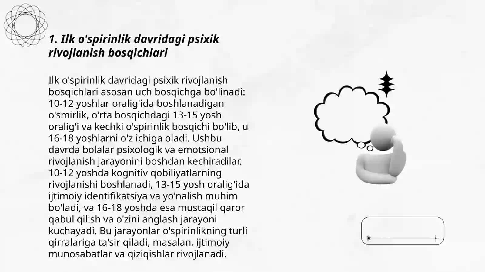 ILK O’SPIRINLIK VA YOSHLIK DAVRIDA PSIXIK RIVOJLANISH XUSUSIYATLARI 3