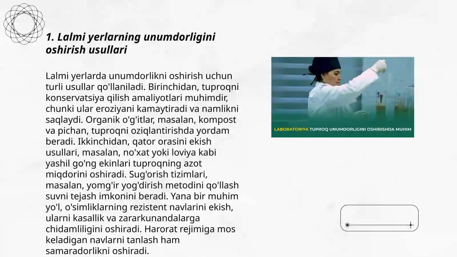 Lalmi va yaylov tuproqlarning unumdorligi 3