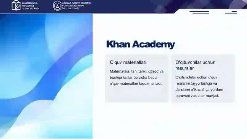 fanni oqitishga doir ta`lim platformalar va imersiv texnologiyasi taqdimoti 3