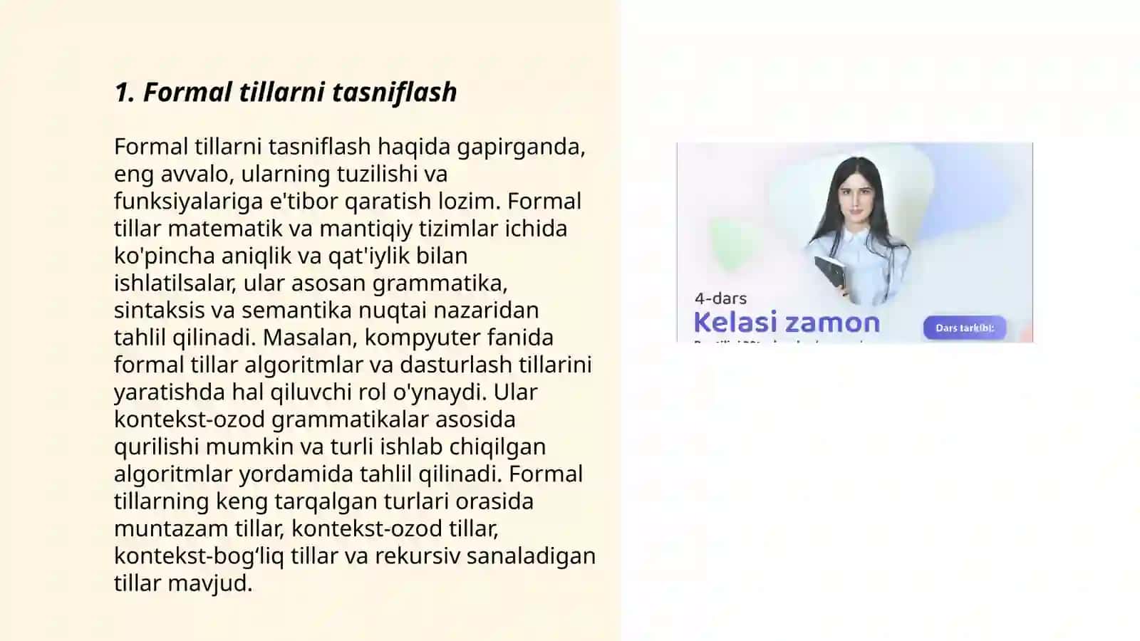 Formal til nazariyasi (Chomskiy ta'limoti) 3