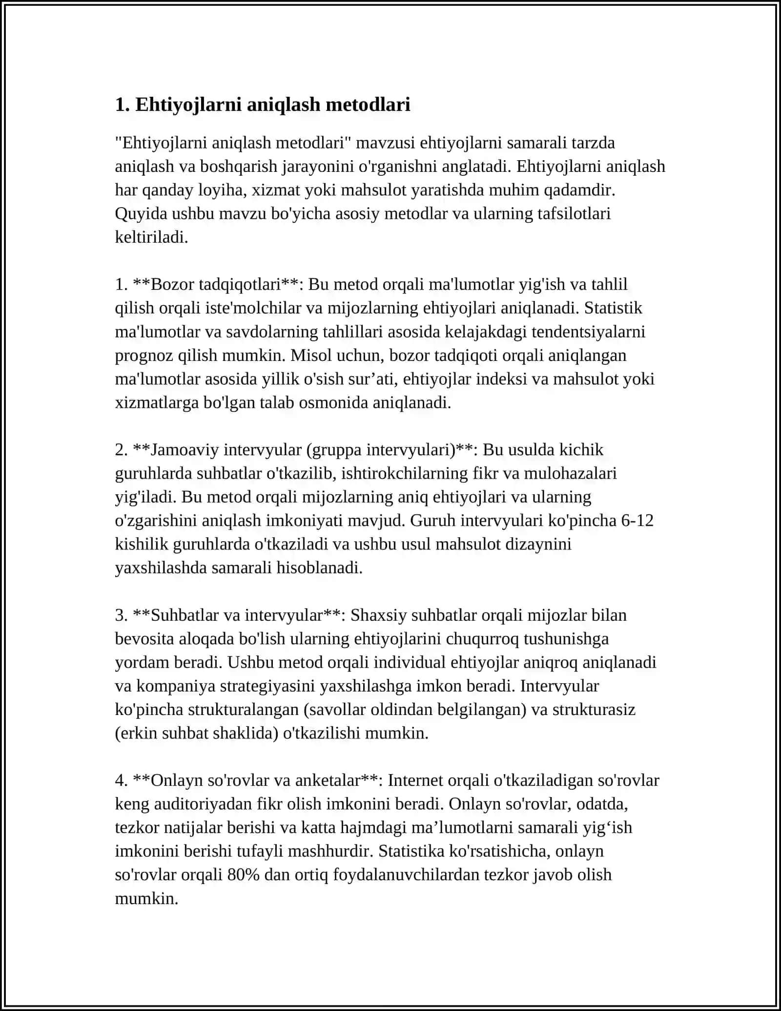 EHTIYOJ. MATIV VA MATIVATSIYALARNI ANIQLASH 3