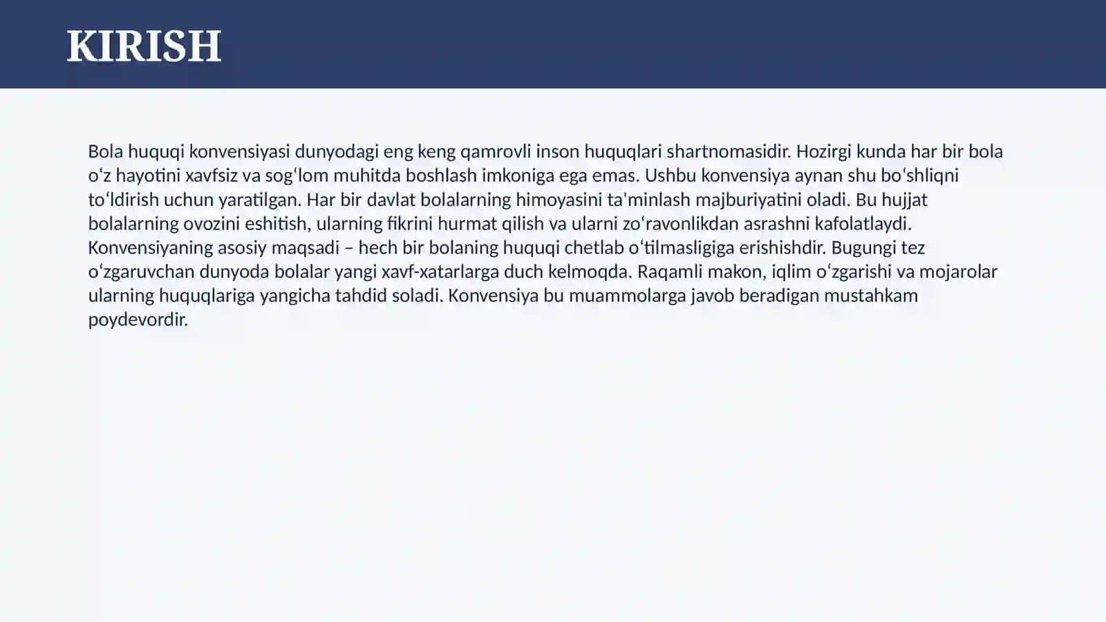BOLA HUQUQI KONVENSIYASI 3