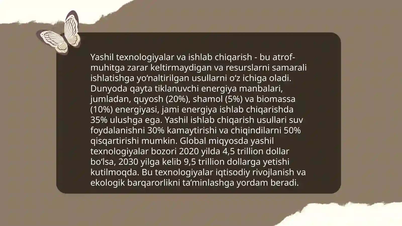 Yashil ishlab chiqarish va yashil kasblar 3