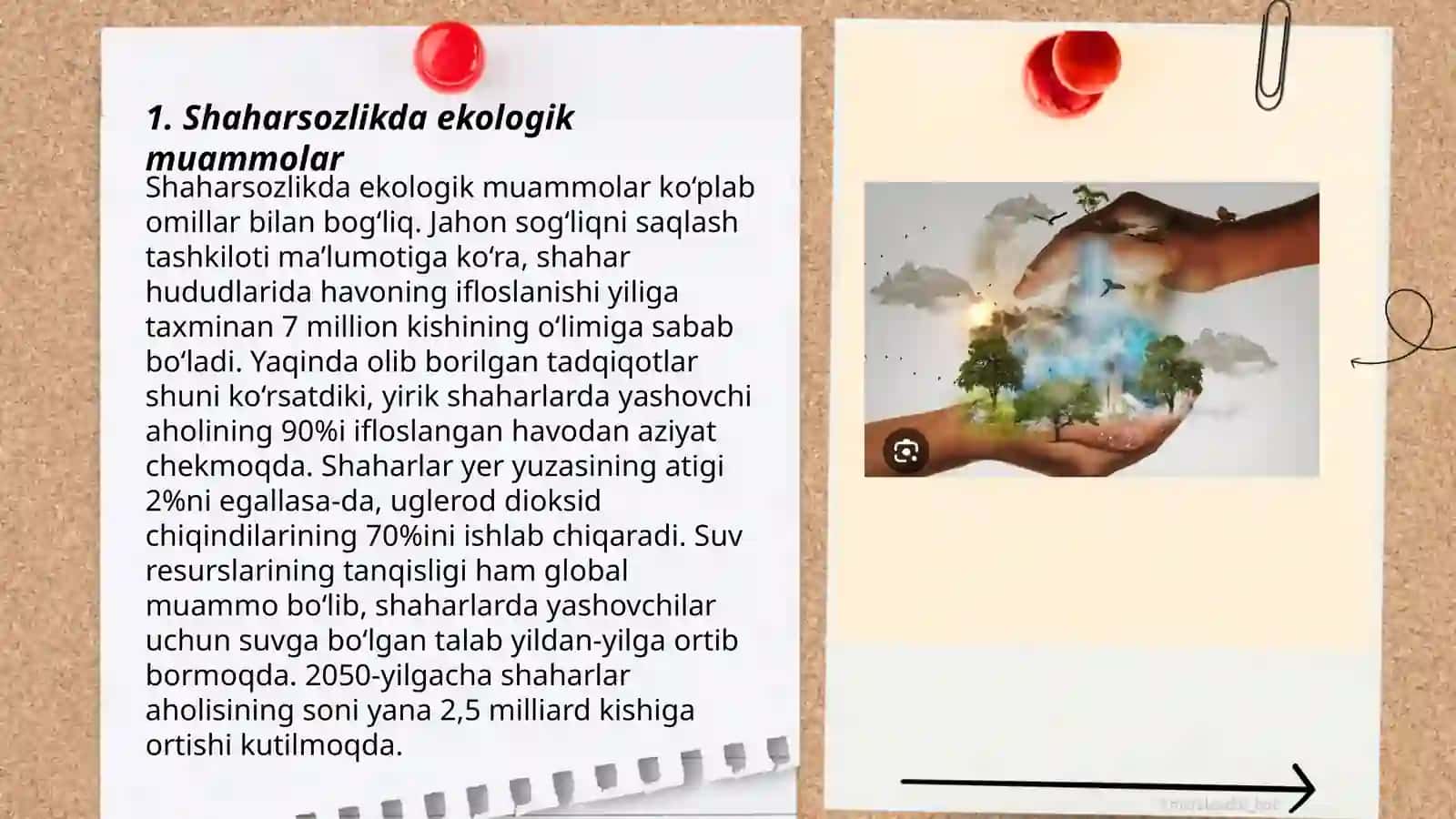 Shaharsozlikda ekologik muammolar 3