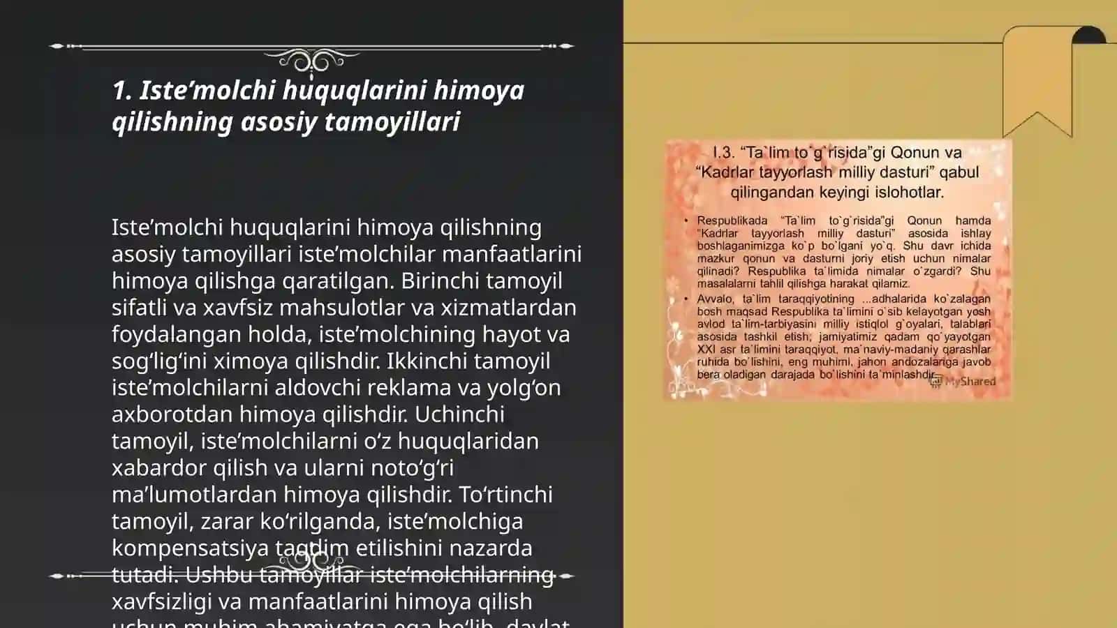 Iste’molchilar xuquqini ximoya qilish to‘g‘risidagi qonun 3