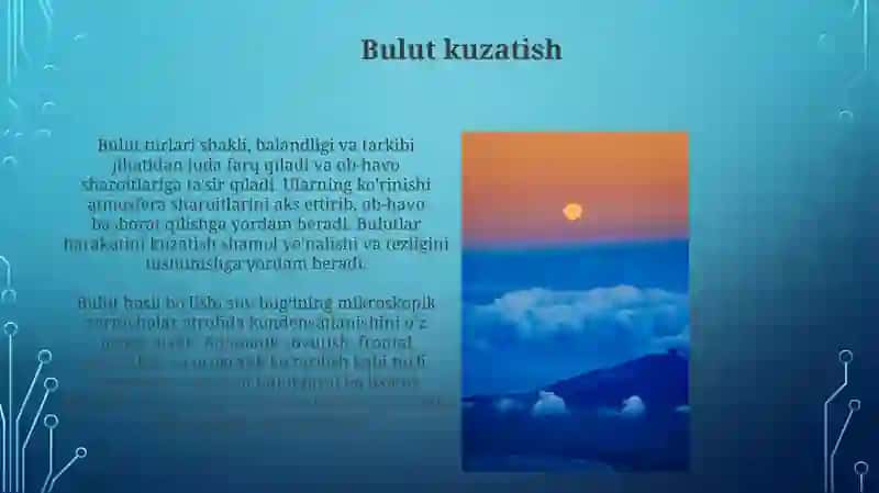 Bulut haqidagi ma'lumotlar 3