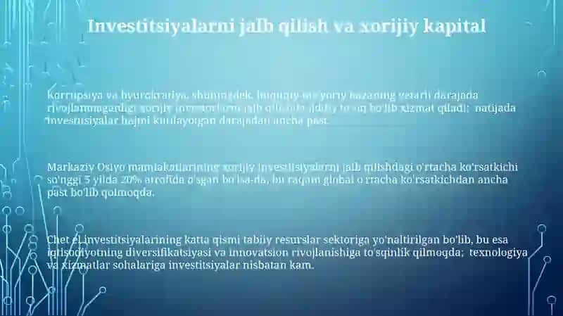 Markaziy Osiyoda Yaxlit Iqtisodiy Maydonni Yaratish Muammolari 3