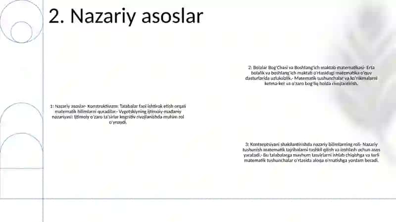 Bolalar BogʻChasi Va BoshlangʻIch Sinflarda Matematika Fani OʻQitilishi 3
