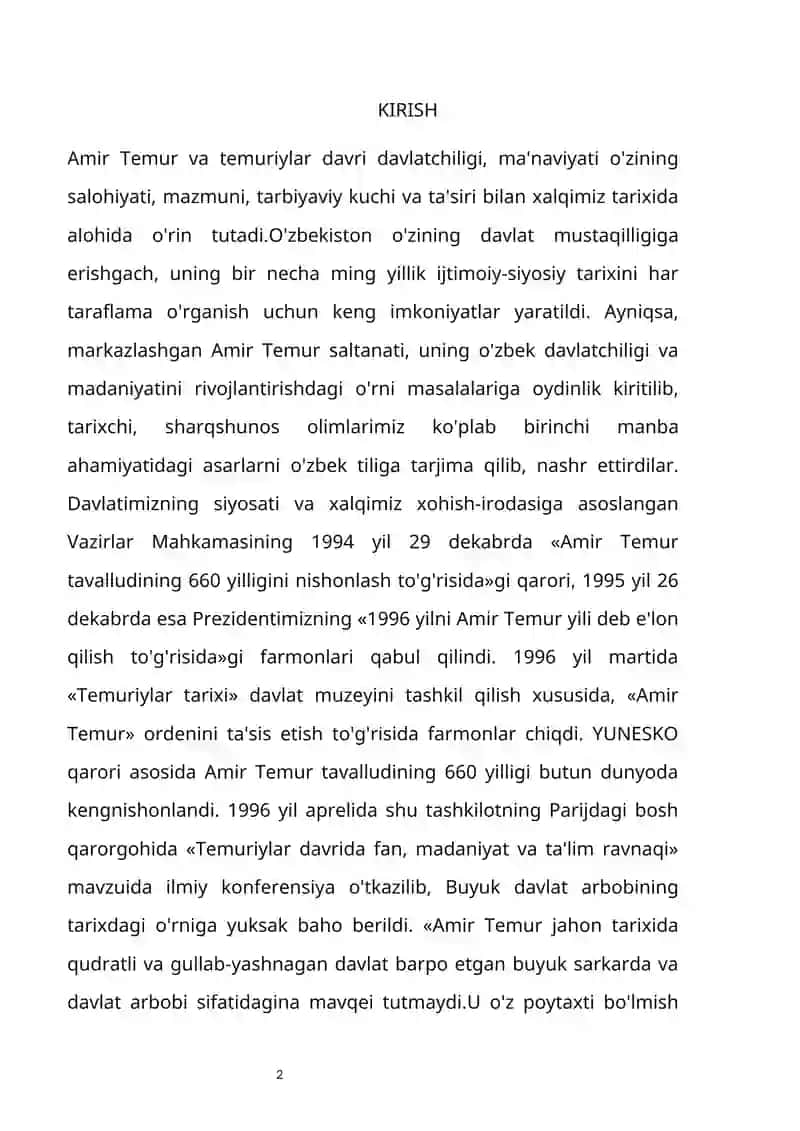 TEMURIYLAR  DAVRI ISLOHATLARI 3