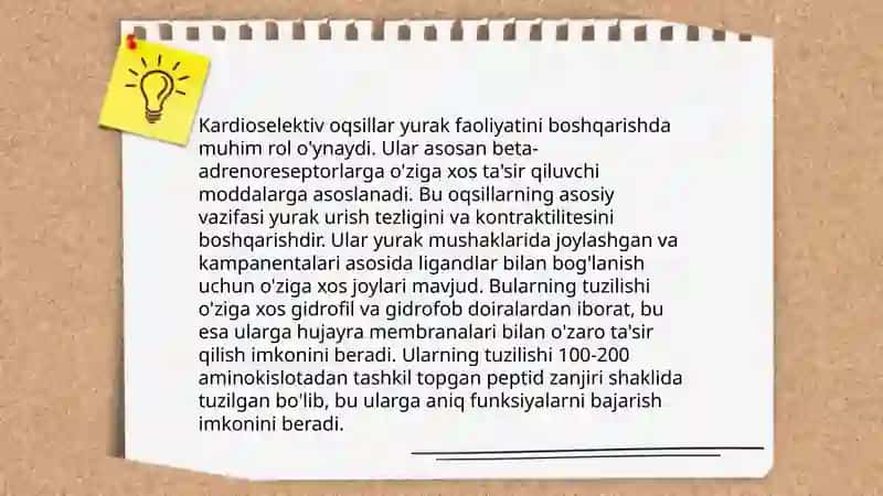 Kardioselektiv oqsillar va fermerlarning diagnostik ahamiyati 3