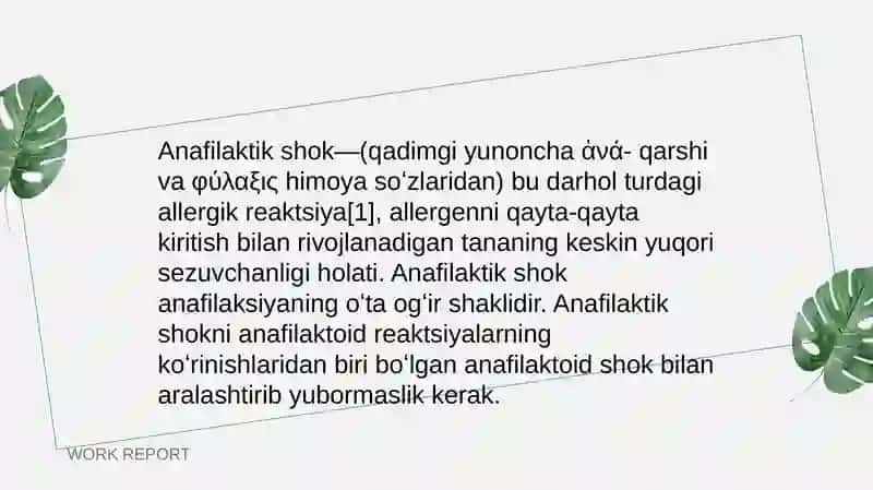 Anafilaktik shok va uni davolash 3