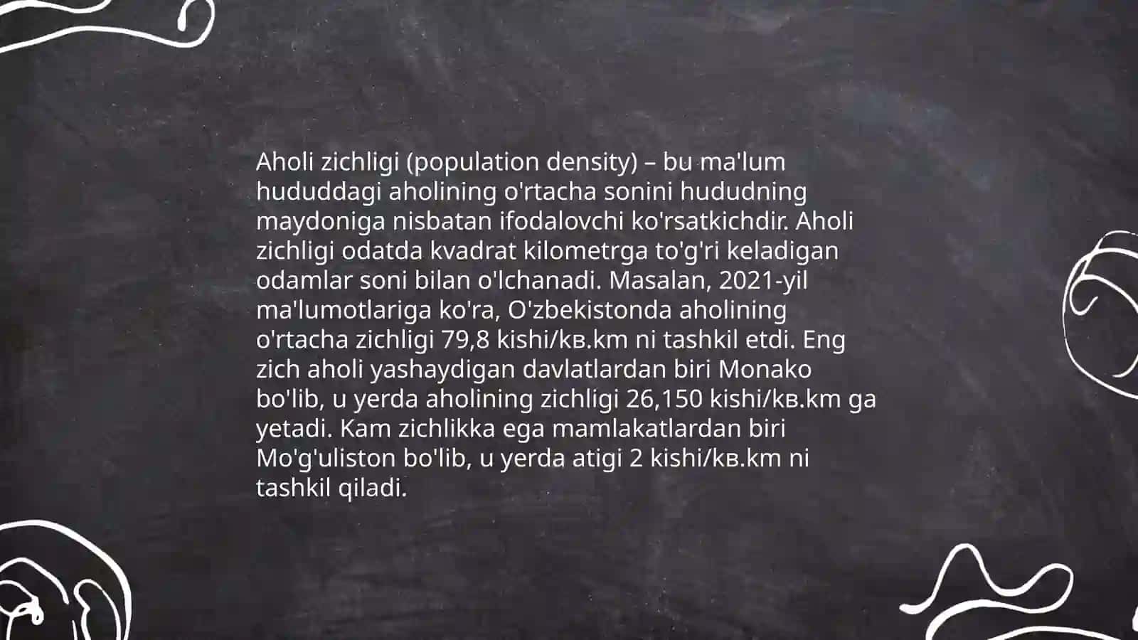 Aholi soni statistikasi 3