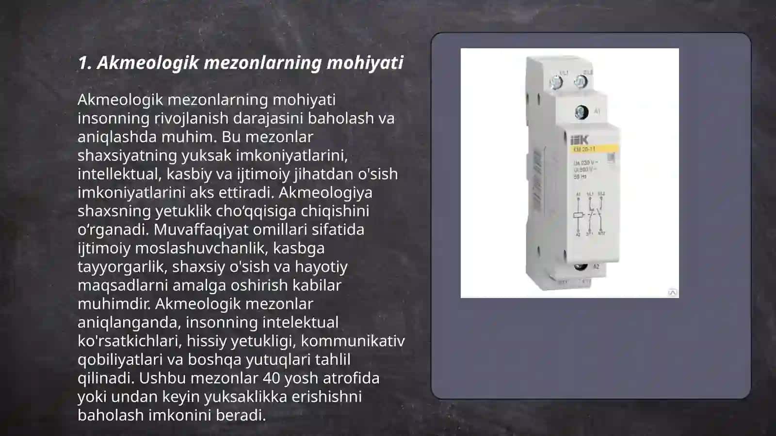 Akmeologik mezonlar va guruhning "akmeo" cho'qqisiga erishish ko'rsatkichlar 3