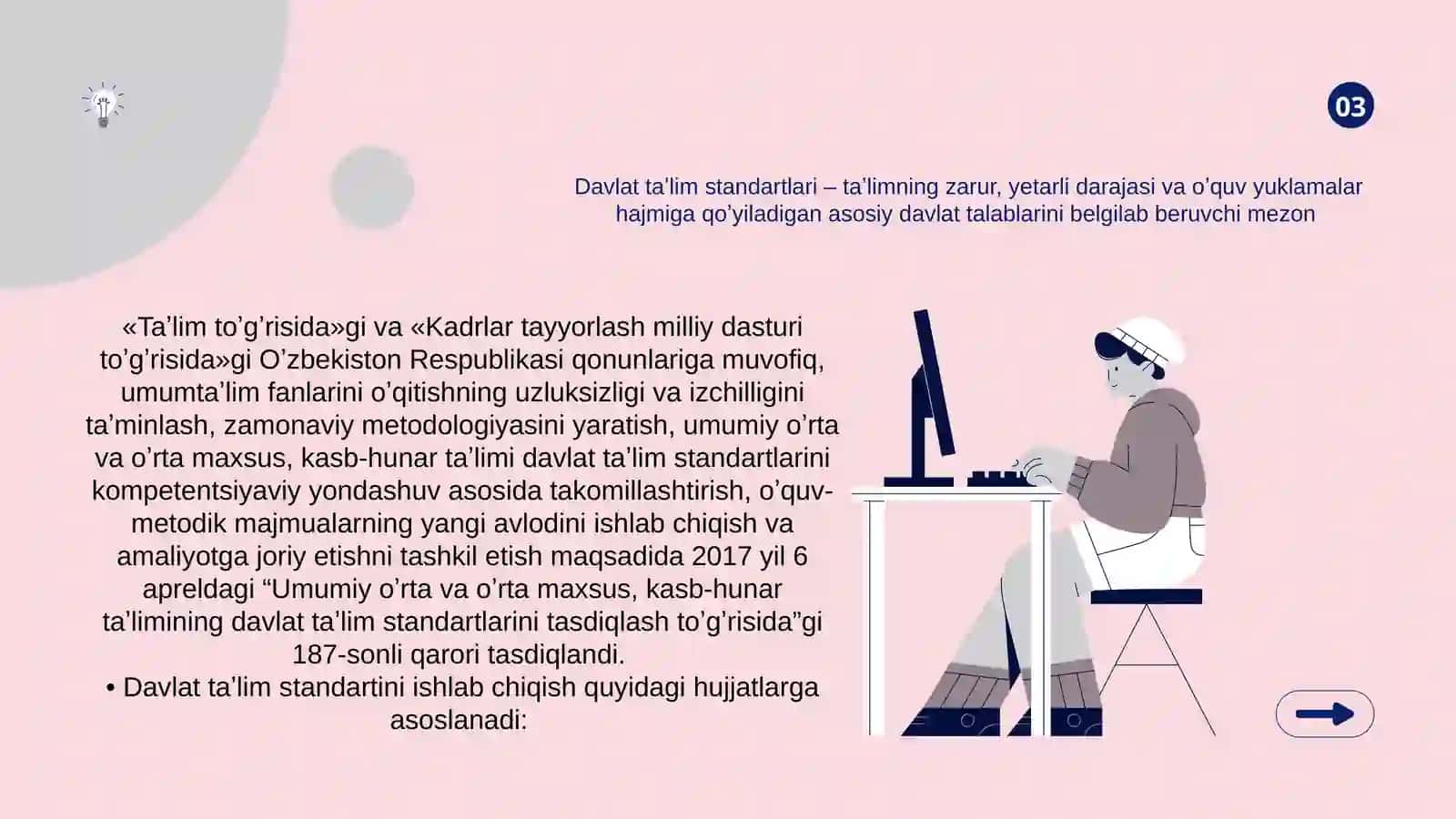 Umumiy oʼrta va oʼrta maxsus, kasb-hunar taʼlimining davlat taʼlim standartlarini tasdiqlash toʼgʼrisida 3