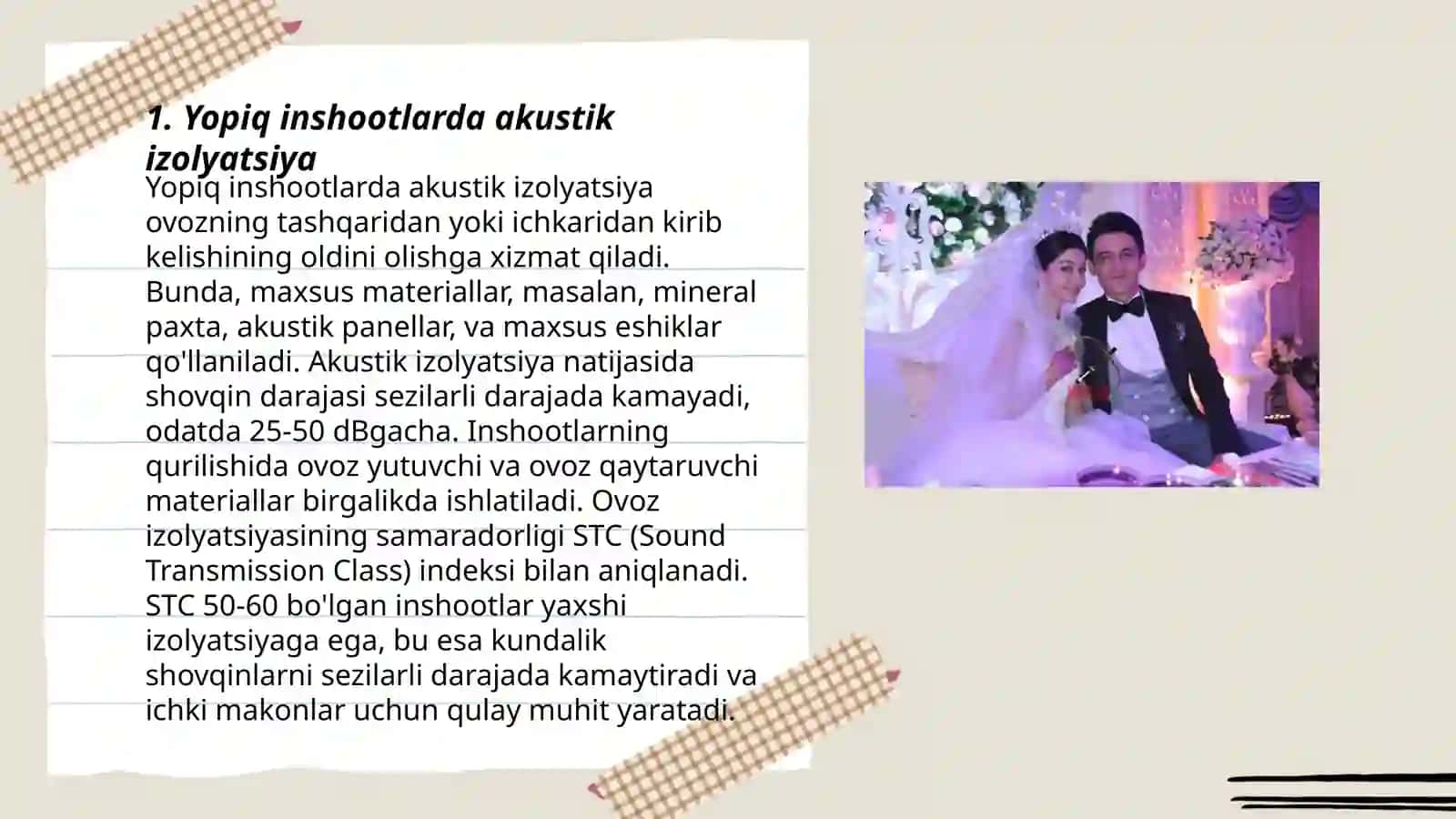 Binolarni loyihalashda ko'p qatlamli yopiq inshootlarning havo shovqin izolyatsiyasi indeksini hisoblash 3