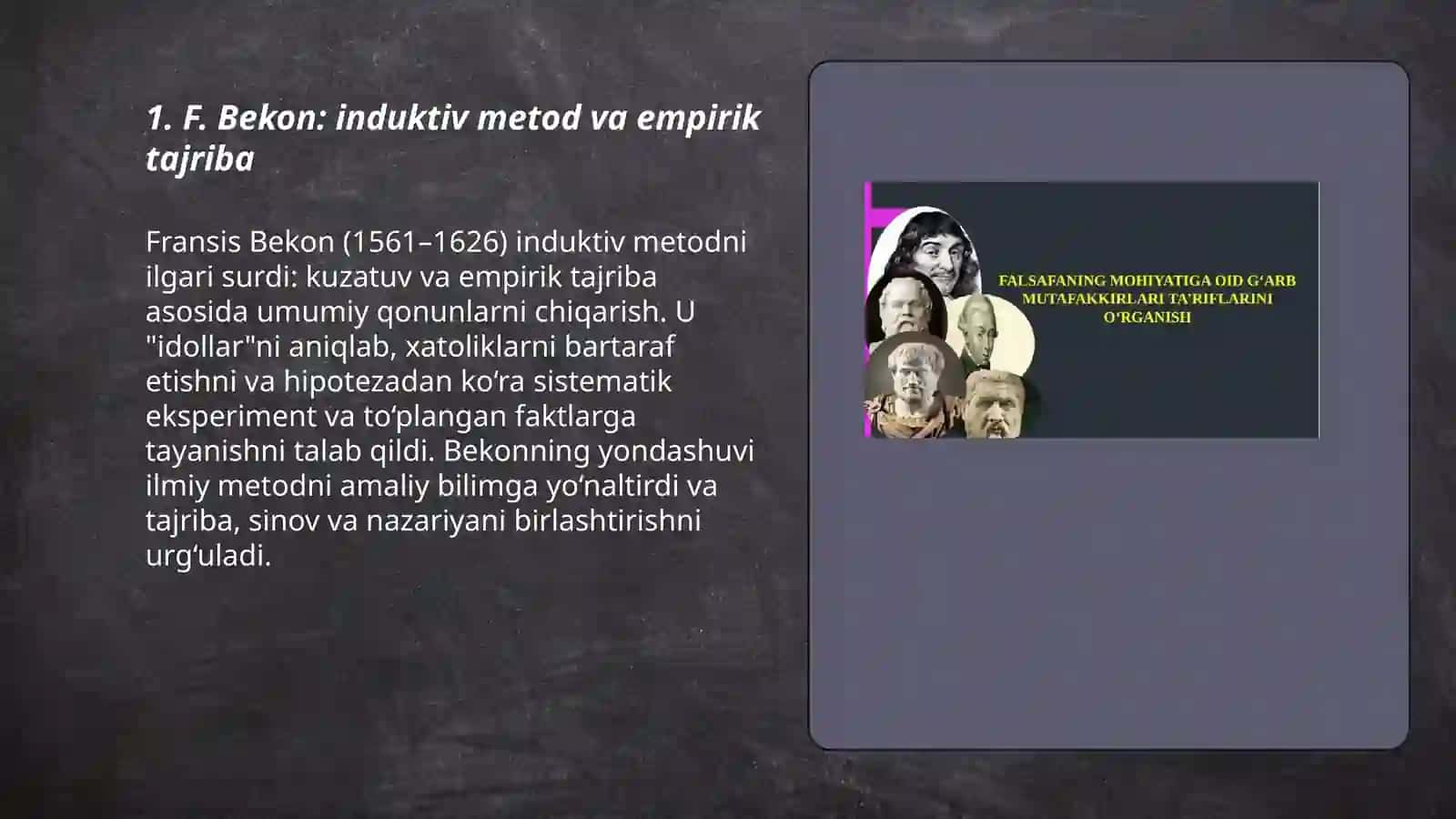 Yangi va eng yangi davr falsafasining ustuvor yo‘nalishlari 3