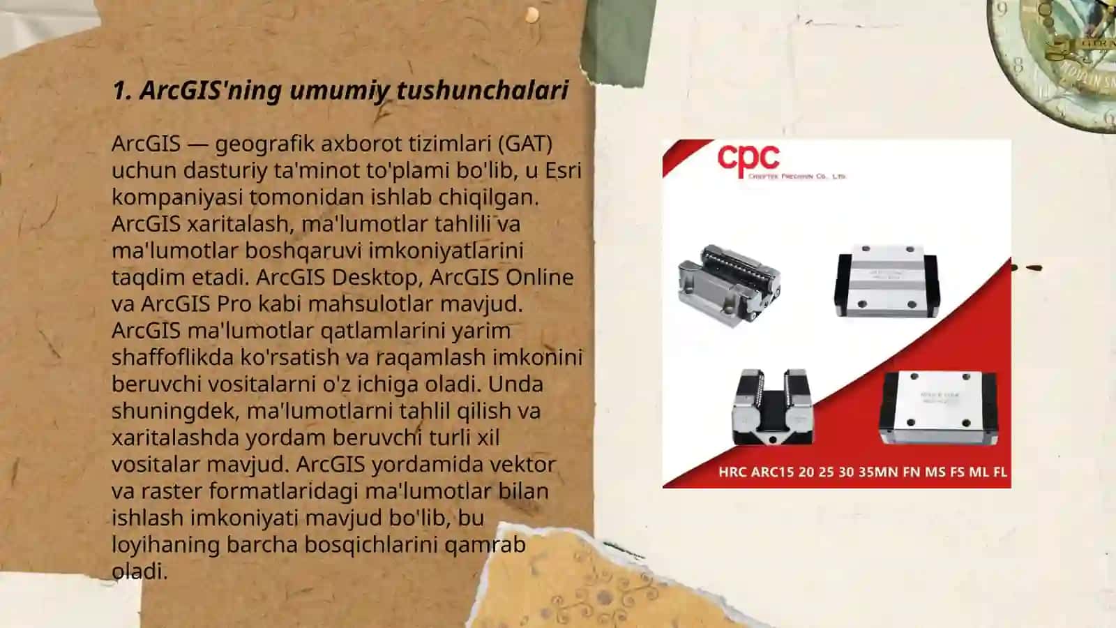 ArcGIS va uning strukturali bòlimlari 3