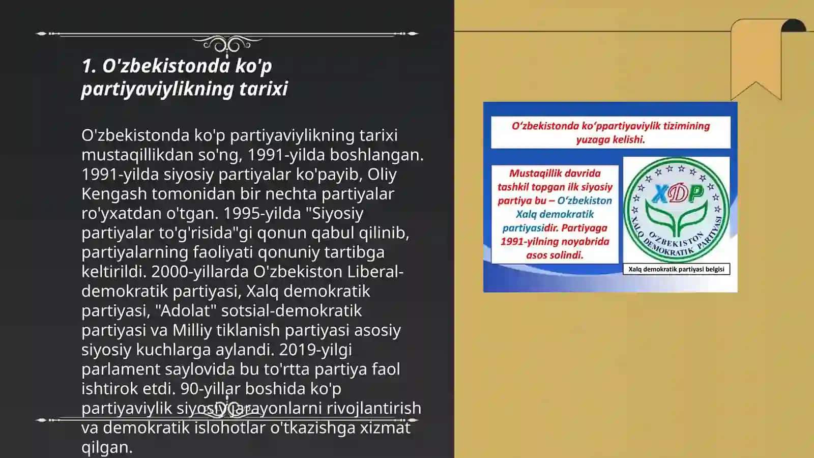 O'zbekistonda ko'p partiyaviylik tizimining vujudga kelishi 3