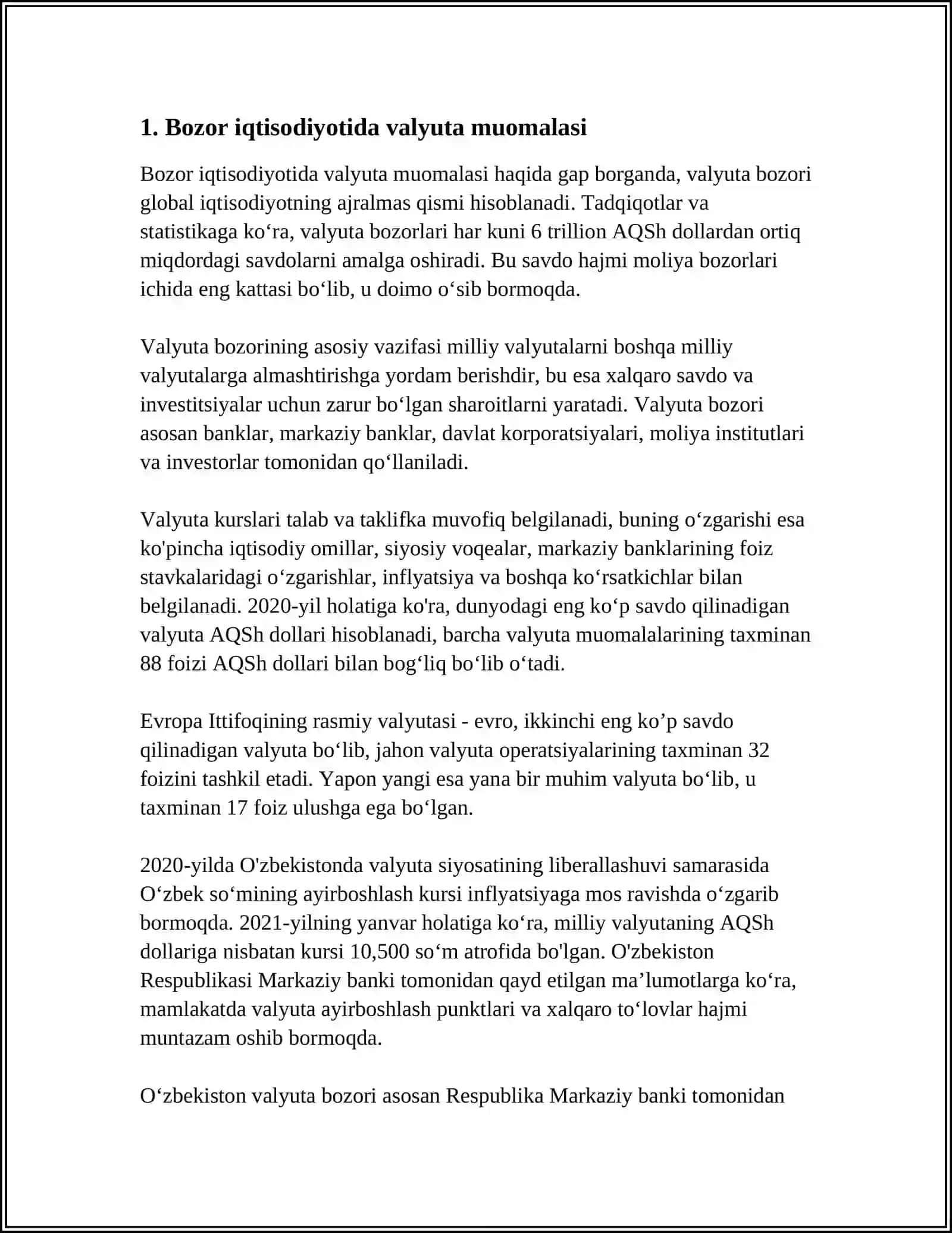 BARG VA UNING VAZIFASI MAVZUSIGA MUSTAQIL ISH 3