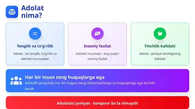 Halollik va adolat barkamol inson fazilatlari 3