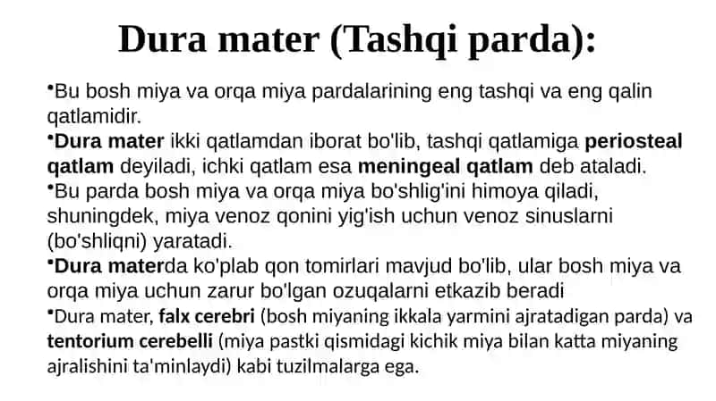 Bosh Miya Pardalari (Meninges) 3