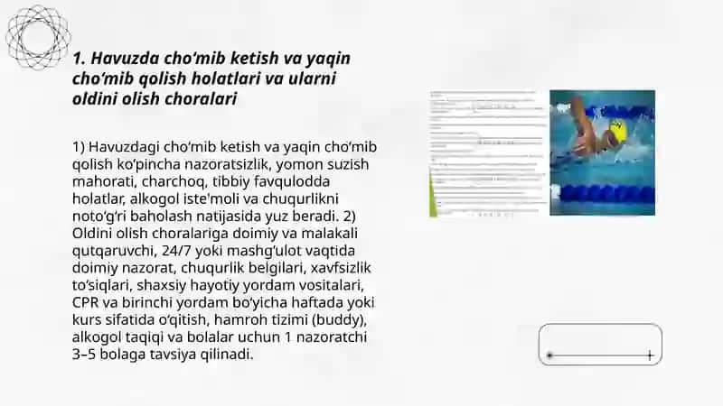 Suzish mashg'ulotlarida uchraydigan baxtsiz xotiralar va ularning oldini olish 3