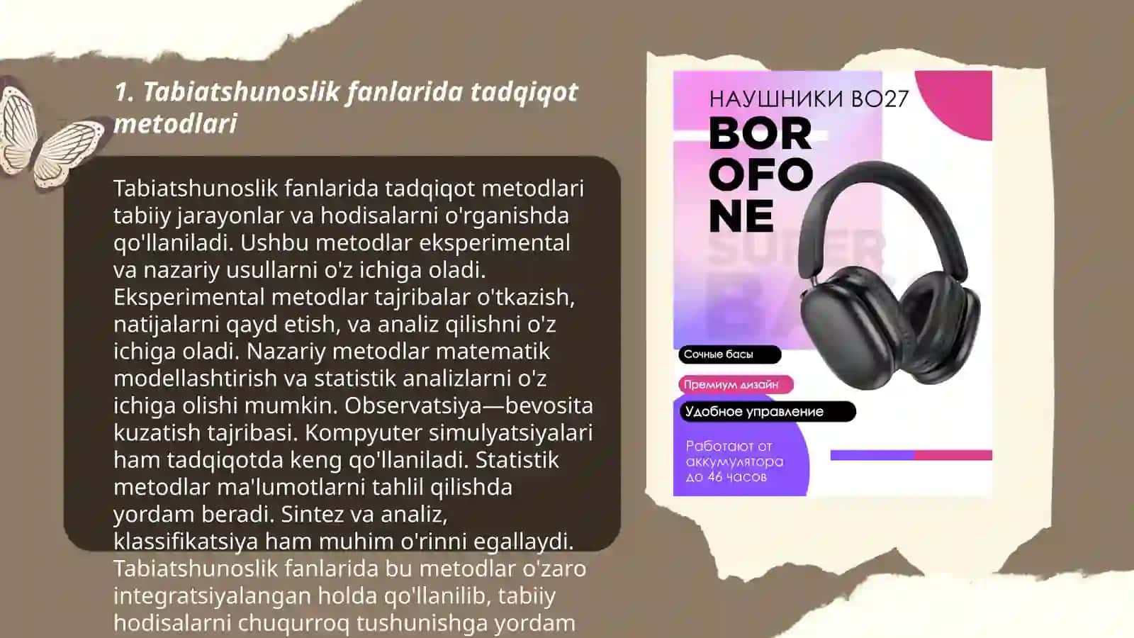 Tabiatshunoslik fanlarida tadqiqot metodlari 3