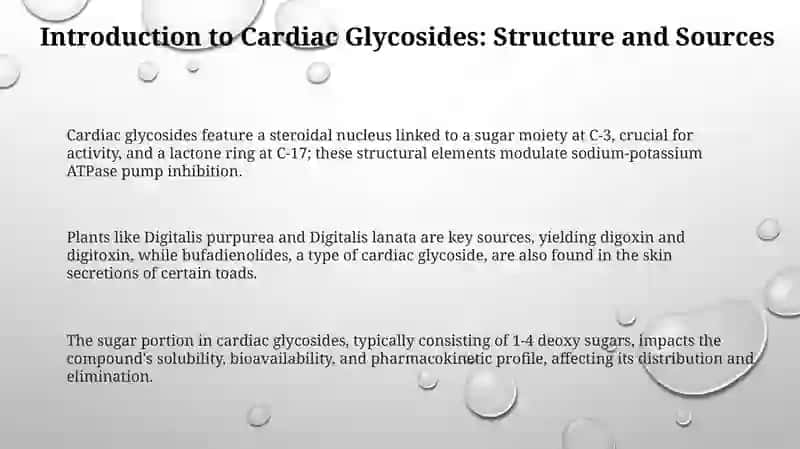 Cardiac glycosides 3