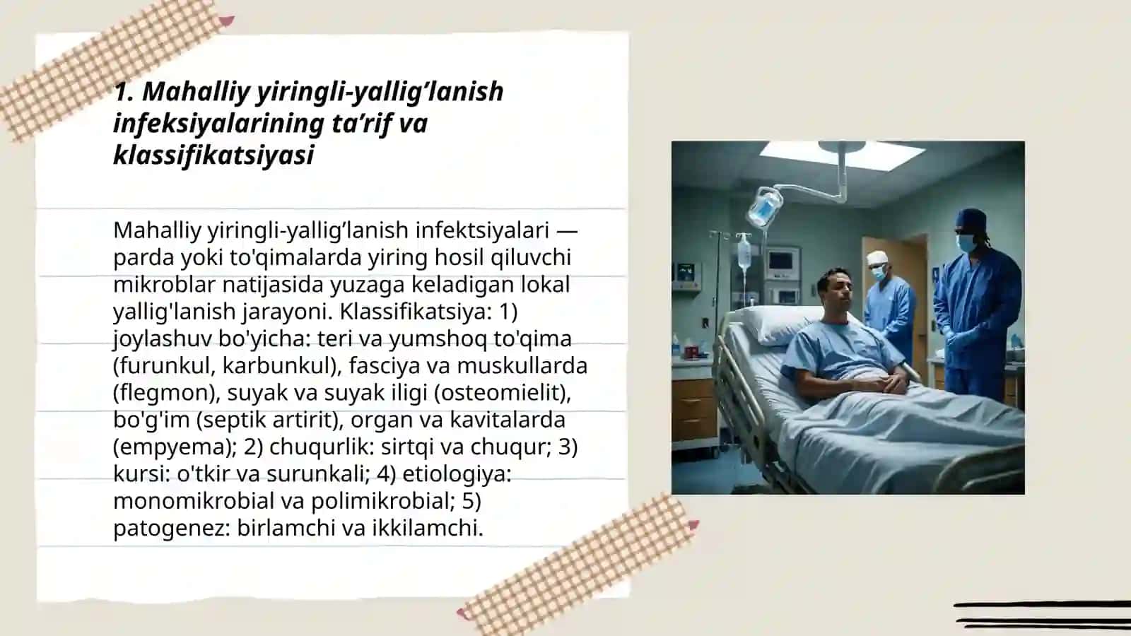 Mahalliy yiringli - yallig’lanish infeksiyalar etiologiyasi va mikrobiologik diagnostikasi 3