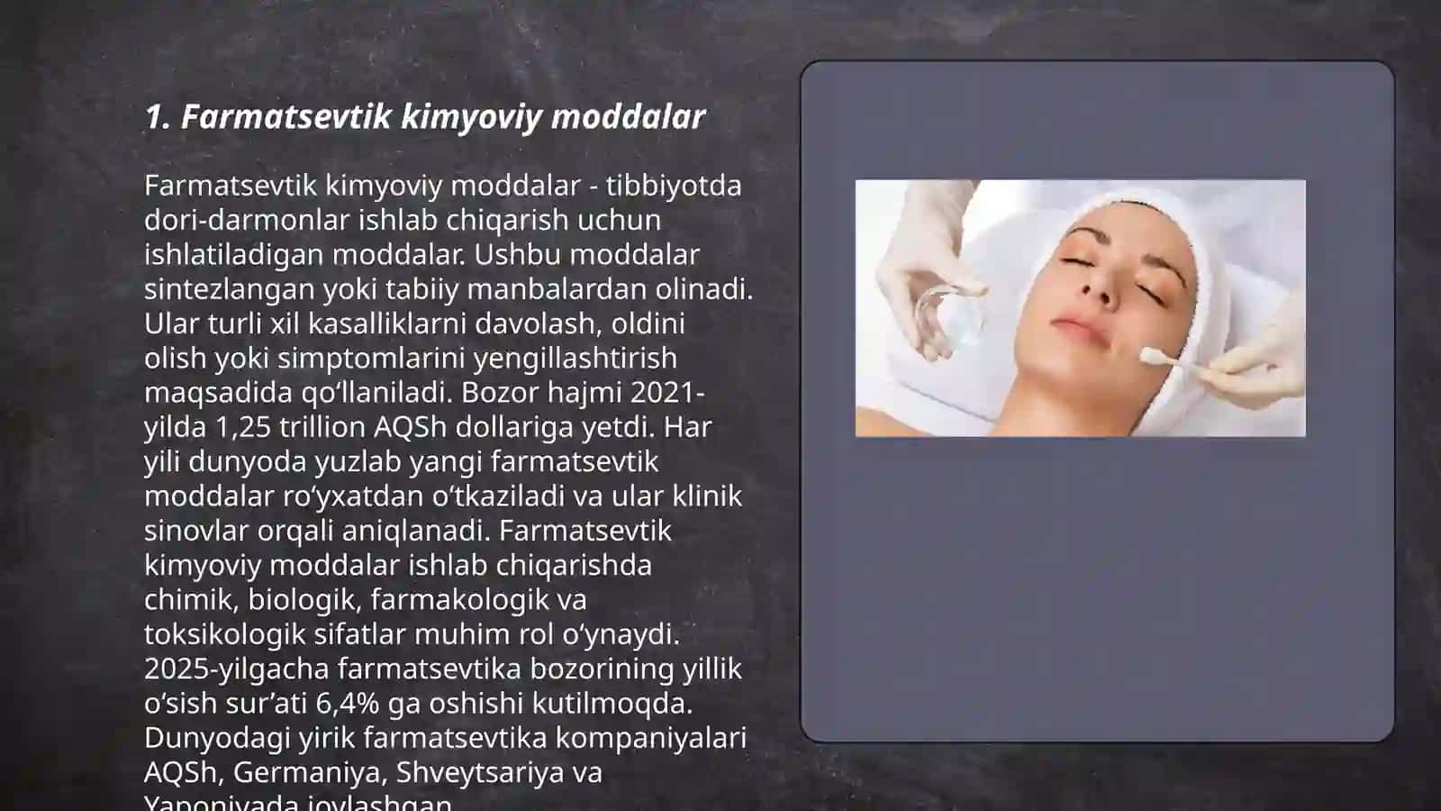 Farmatsevtik kimyoviy moddalar 3