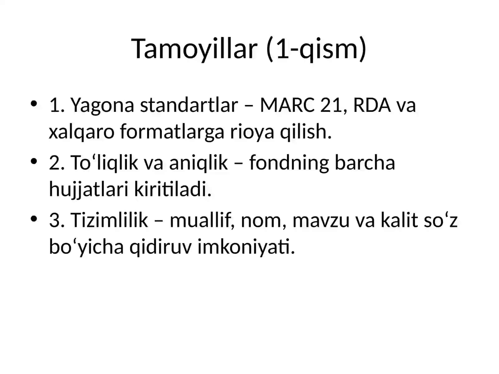 Elektron katalog yaratish tamoyillari 3