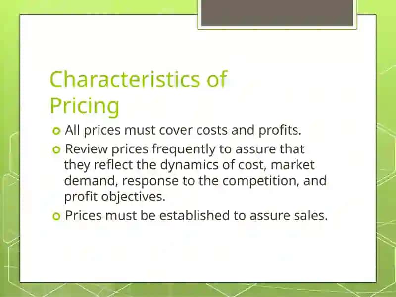 Pricing 3