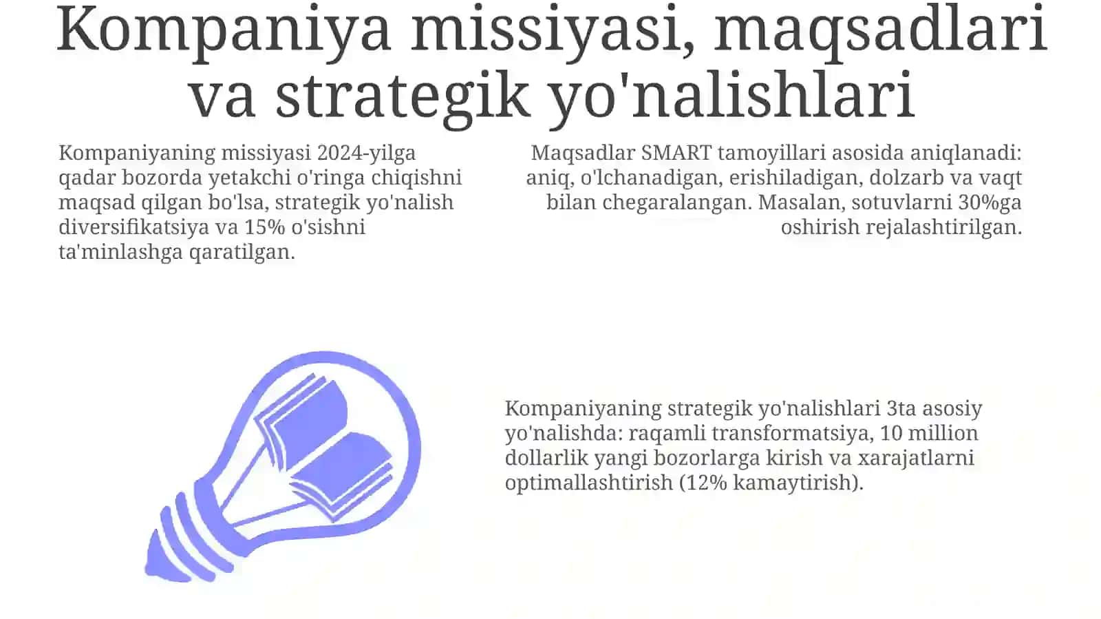 Kompaniyarahbariyatini rivojlanish yo‘nalishlarini aniqlash 3