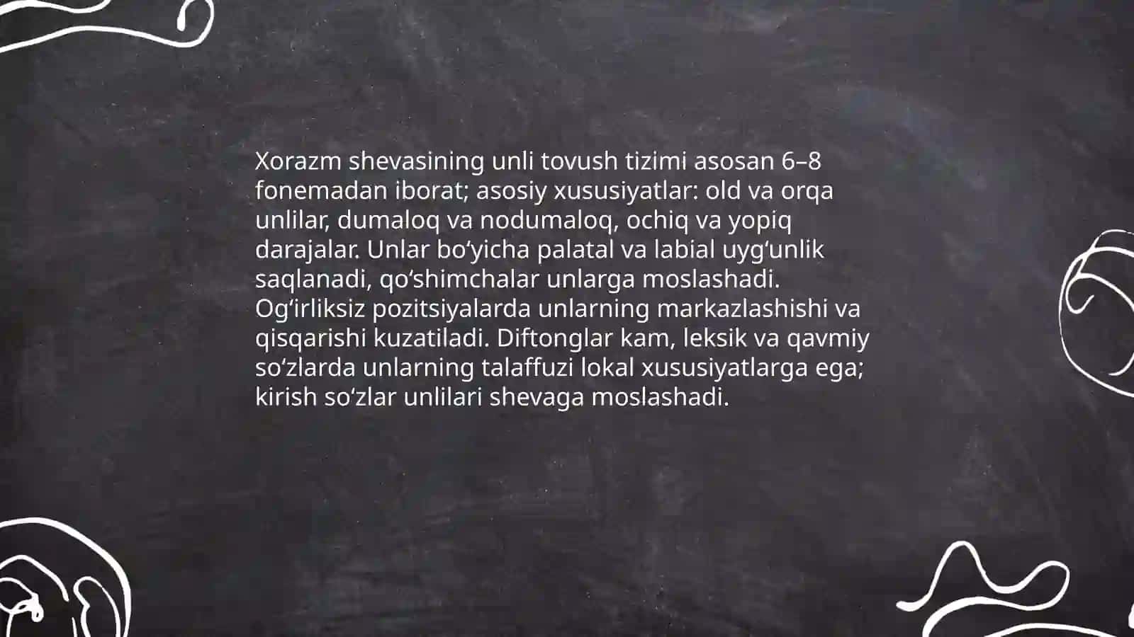 Xorazm shevasining fonetik, leksik va grammatik xususiyatlari 3