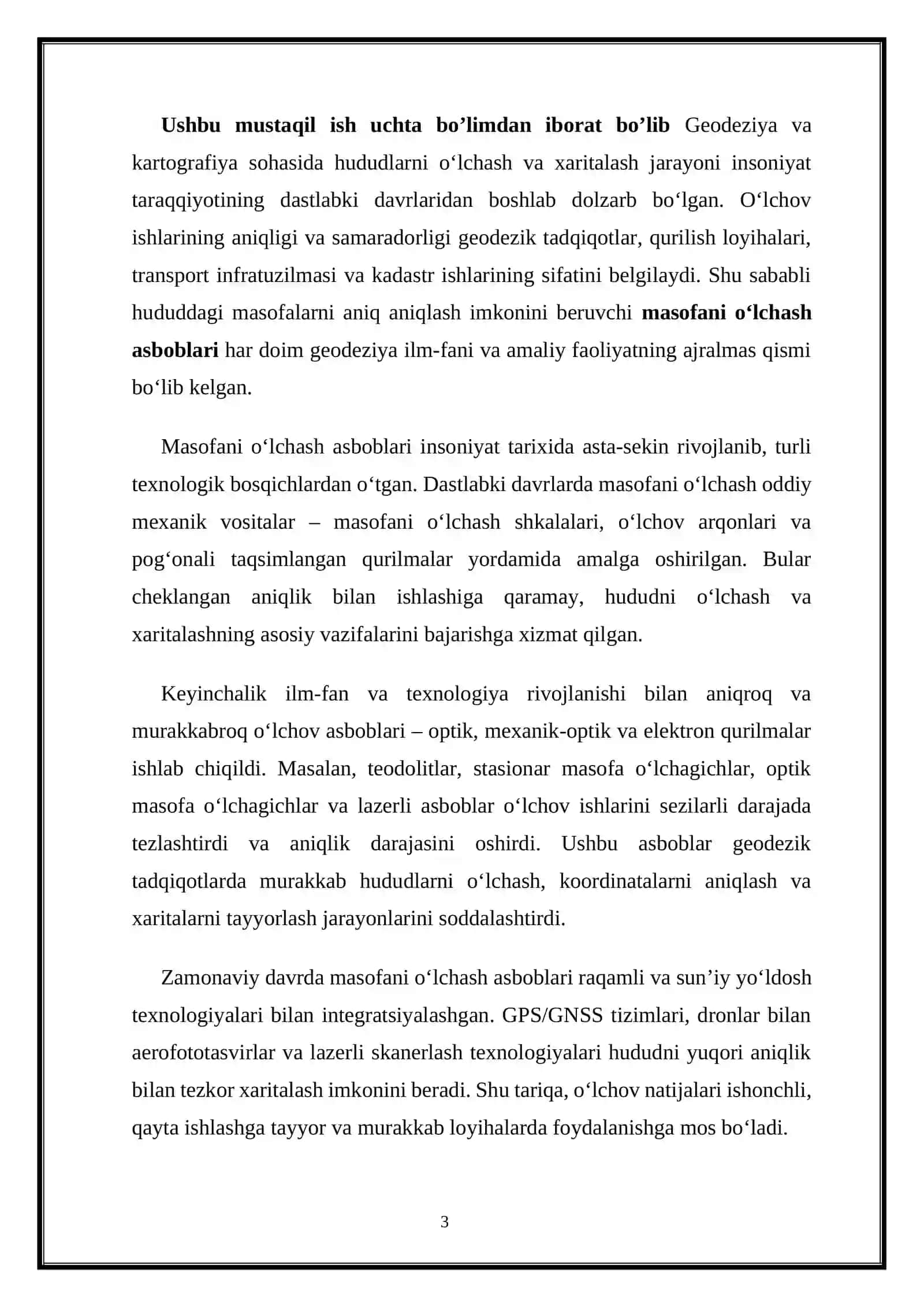 Masofani o’lchash asboblari va ularning rivojlanishi 3