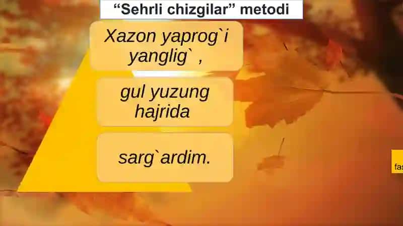 BOBURNING “XAZON YAPROG`I” G`AZALI TAHLILI 3